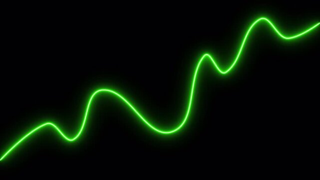 A modern corporate bar graph and dynamic trendline charting upward mobility, financial success and strategic progress, clean corporate typography and smooth keyframe for economy news broadcast in 4k.