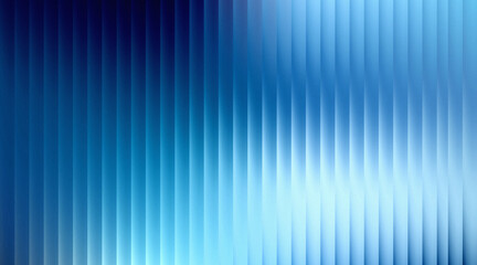 Fototapeta premium Abstract blue background with vertical lines and glowing light effect