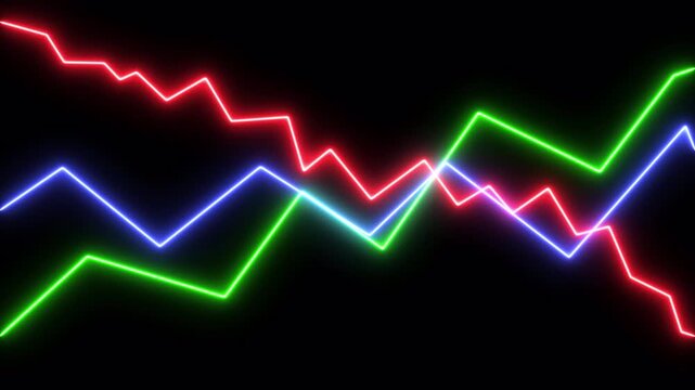A modern corporate bar graph and dynamic trendline charting upward mobility, financial success and strategic progress, clean corporate typography and smooth keyframe for economy news broadcast in 4k.
