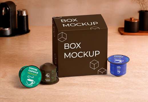 Coffee Capsule Box Closed