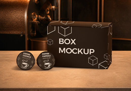Coffee Capsule Box Closed