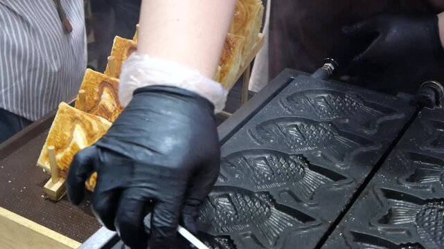 Japanese Taiyaki fish shaped cake