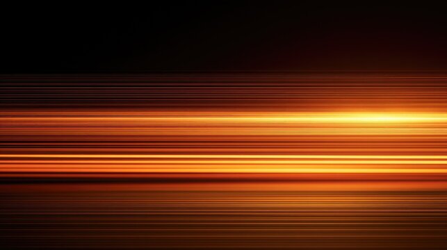 Abstract, fiery orange and gold light streaks against black