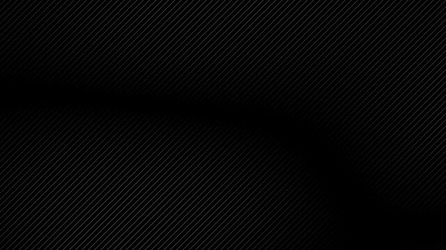 Abstract monochrome diagonal wave texture with black and white mesh gradients, elegant futuristic striped surface and smooth digital motion background, 4K, 60fps