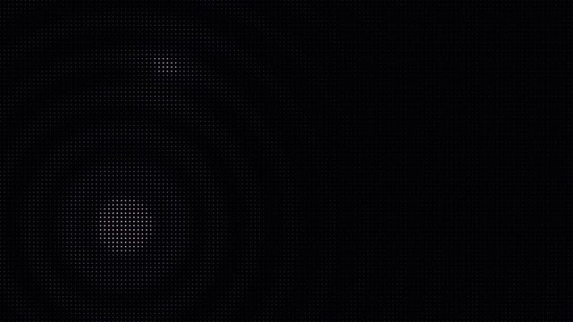 Futuristic LED dot grid featuring abstract moire motion, Futuristic LED Dot Grid with Abstract Moire Motion 4K Video