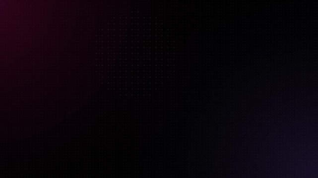 Digital Particle Grid with LED Moire Texture on Black. scattered points, geometric patterns 4K Video