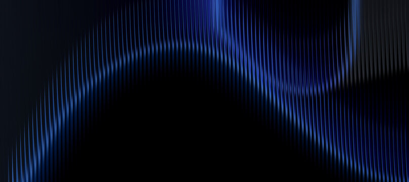 Glass gradient background, abstract wave pattern with blue digital lines