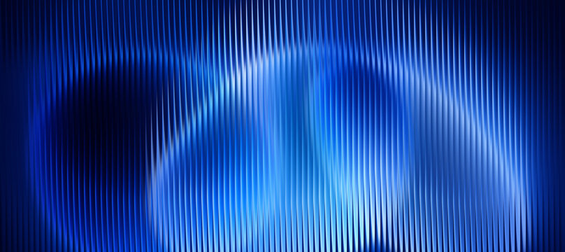 Glass gradient background, Abstract blue background with vertical lines and glowing light rays