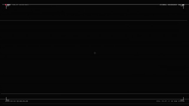 CCTV security camera viewfinder rec glitch overlay screen blend loop