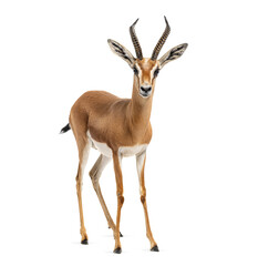 Dorcas gazelle standing looking at camera © Eric Isselée