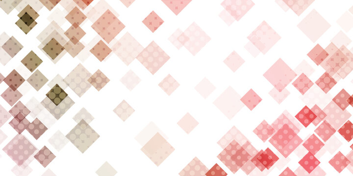 Abstract geometric pattern with red and olive diamond shapes