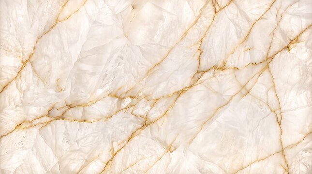 White Marble Quartz Texture with Gold Veins