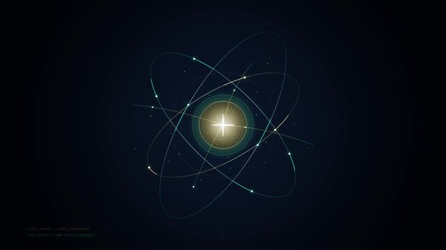 Futuristic Orbital Ring Around Earth Space Station Concept