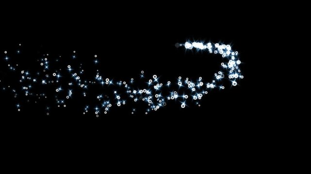 Magic glitter sparkle trail, glitter motion explosion animated, golden twinkling particle, sparkle glitter line star dust trail loop transition, glowing glitter burst sparkles effect, on black screen