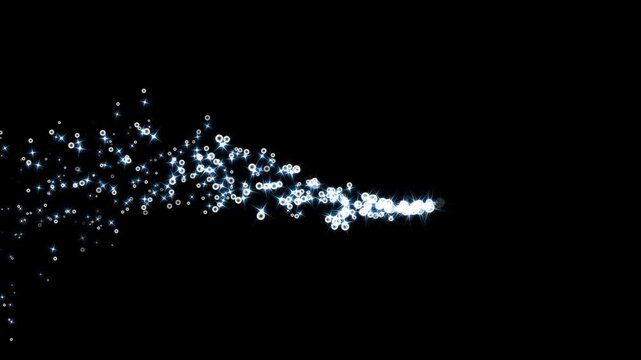 4k Sparkle glitter line dust trail loop transition, glowing glitter burst sparkles effect, Magic glitter star sparkle trail, glitter motion explosion animated, golden twinkling particle, black screen