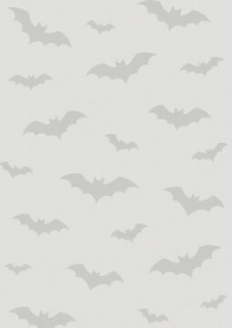 Stylish bat pattern wallpaper.