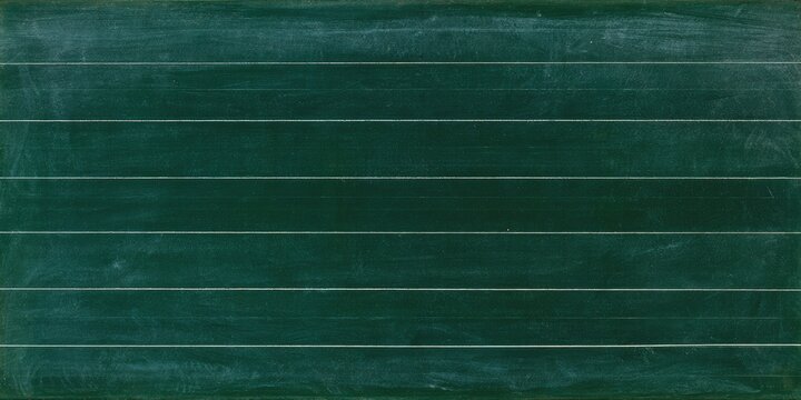 Textured, green chalkboard with horizontal ruling