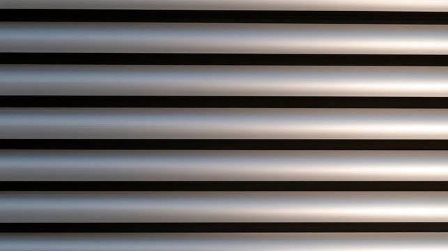 Abstract metallic horizontal bands with shadow
