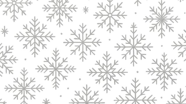 Elegant snowflake pattern wallpaper.