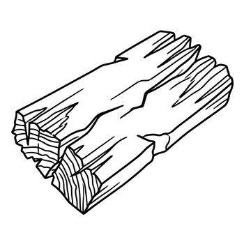 Fragment of weathered wood