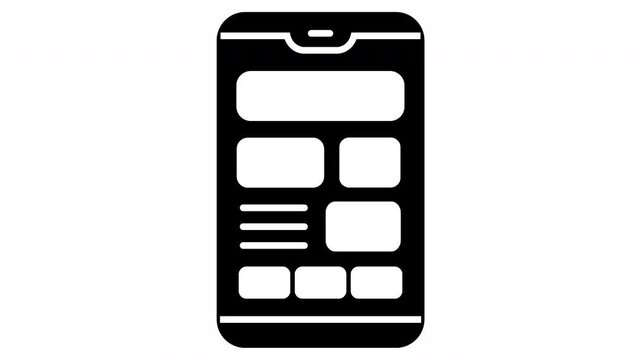 Phone Layout InterFace Video Animation Representative Mobile Phone Technology 