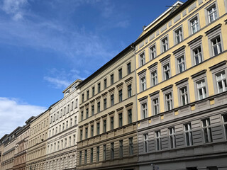 Obraz premium Altbaufassaden im Viertel Prenzlauer Berg / Pankow, Berlin, Germany
