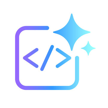 PNG Colorful coding icon illustration on transparent background