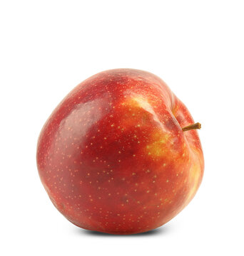 large, colorful apple