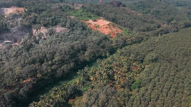Valiayatrumugom Aerial View, Southern Tamil Nadu