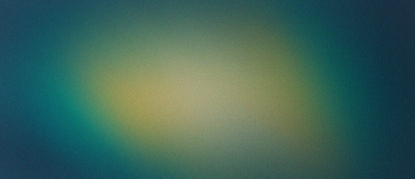 Muted teal and gold grain texture background provides a subtle retro vibe with center glow ideal for vintage presentation slides and classic web design.
