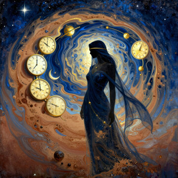 Manat as the embodiment of time and cosmic fate