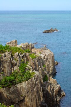 越前加賀海岸国定公園の風景　東尋坊