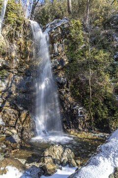 Kaledonia Waterfall in the Troodos Mountains, Cyprus