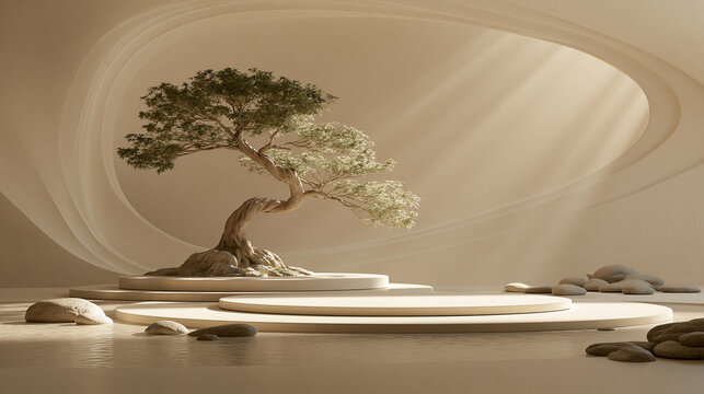 bonsai tree in a vase