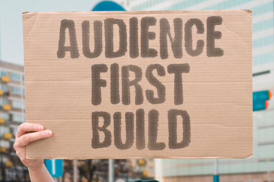 "Audience first build" Pre-sell before you code. AUDIENCE. FIRST. BUILD. PRESELL. DEMAND.