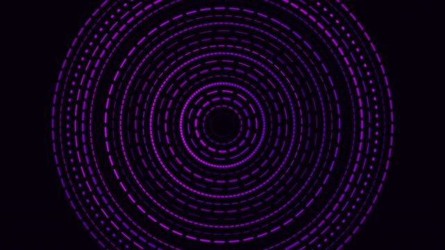 Quantum Purple Premium AI Binary Core Seamless Loop Background - 4K Seamless Loop