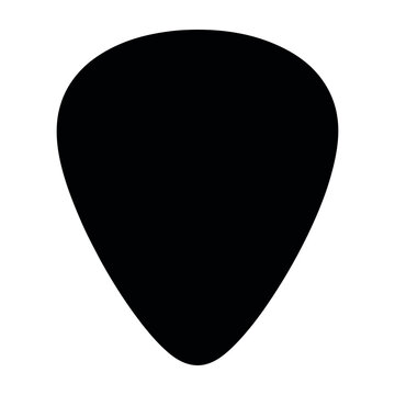 Guitar Pick Icon Vector Image
