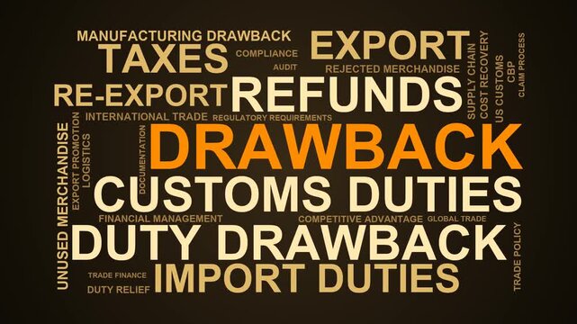 Drawback Word Cloud