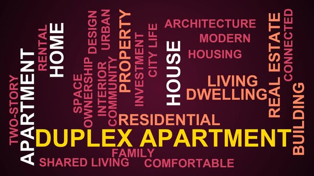 Duplex Apartment Word Cloud