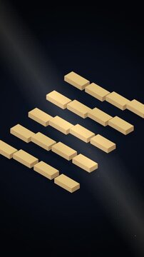 Armenian Dram money pack animated loop, cash finance concept, 3d animation loop