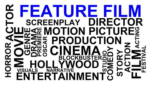 Feature Film Word Cloud