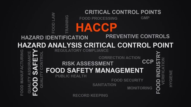 Haccp Word Cloud