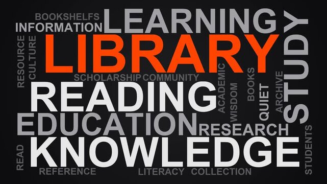 Library Word Cloud