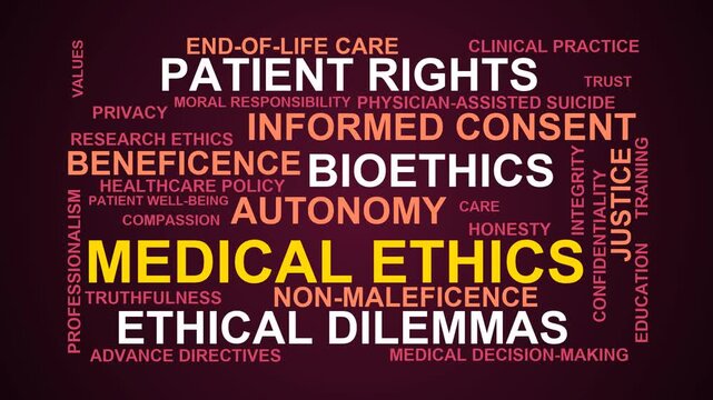 Medical Ethics Word Cloud