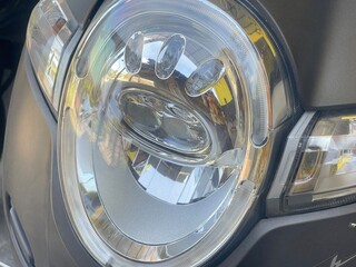 Modern Motorcycle Headlight and Front Light © ev