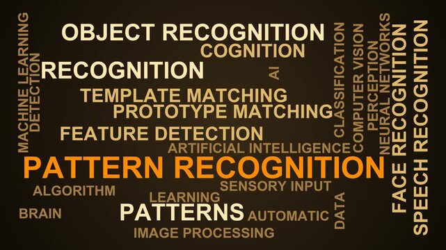 Pattern Recognition Word Cloud