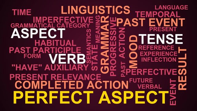 Perfect Aspect Word Cloud