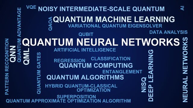 Quantum Neural Networks Word Cloud