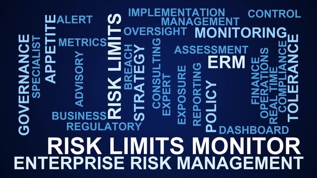 Risk Limits Monitor Word Cloud