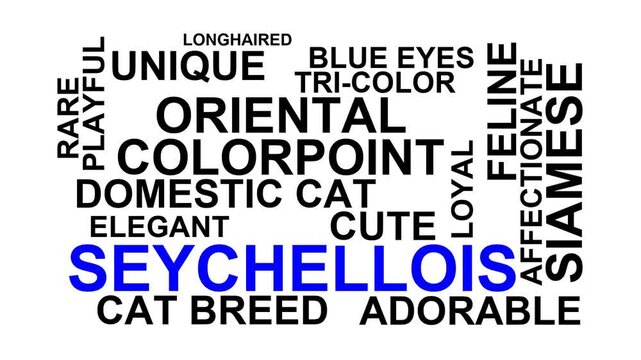 Seychellois Word Cloud
